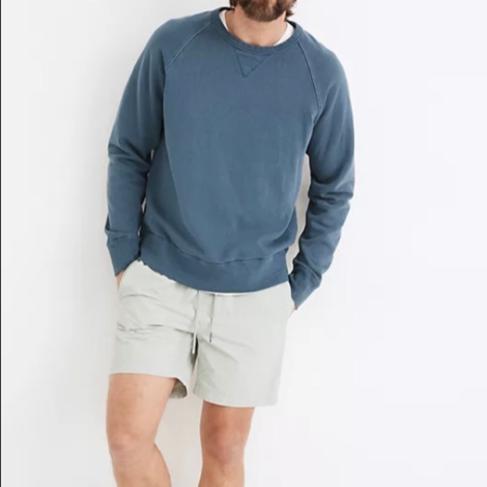 MADEWELL EVERYWEAR MENS SHORTS SAGE MIST XXL